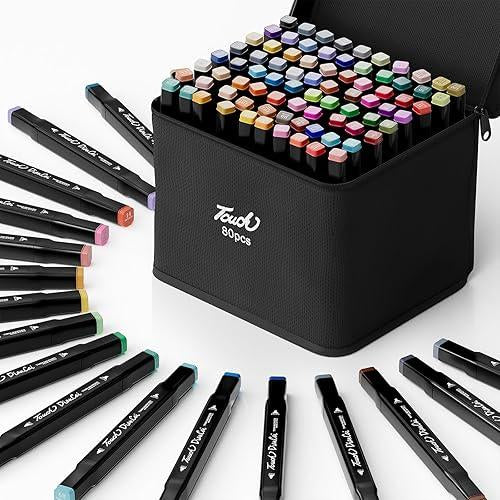 Marcadores de Doble Punta 80Pcs