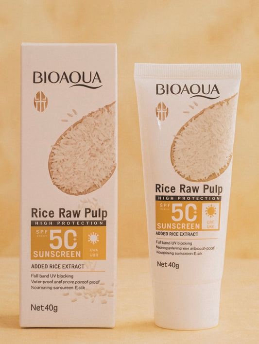 Protector Solar de Arroz 50+ spf