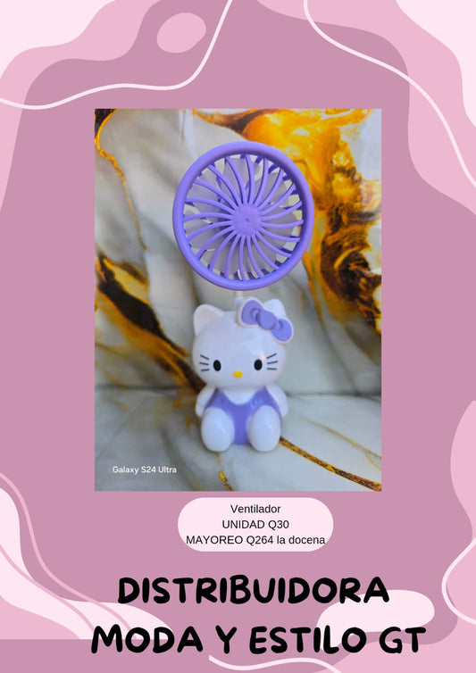 Ventilador de Hello Kitty