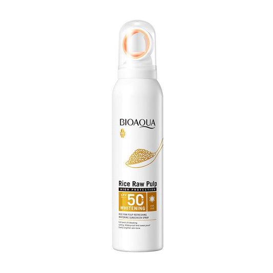 Protector Solar de Arroz en Spay 50+ Spf BIOAQUA