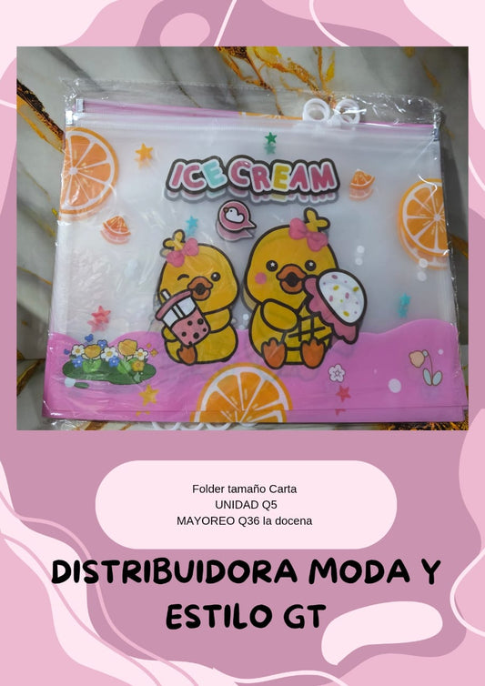 Folder Tamaño Carta