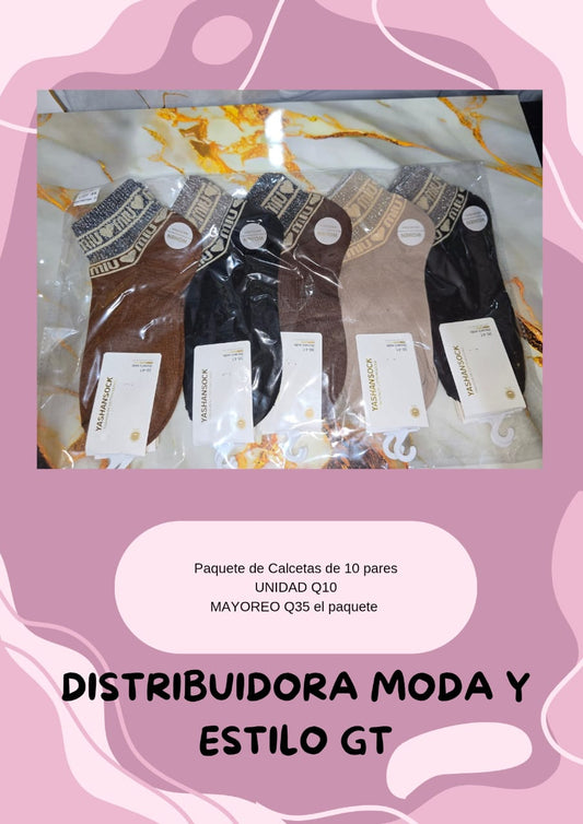Paquetes de Calcetas 10 pares