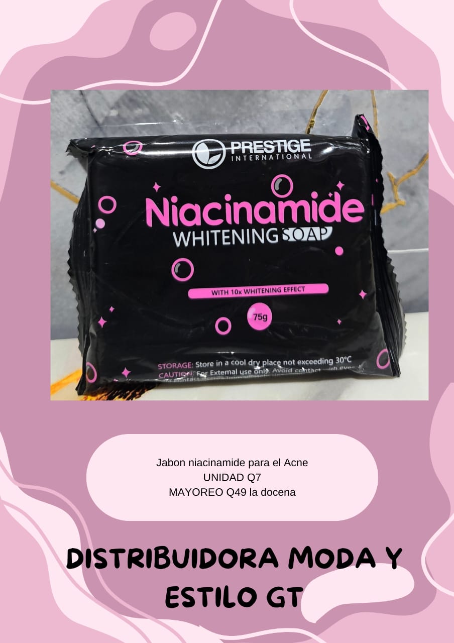 Jabon Niacinamide Para el Acne Prestige
