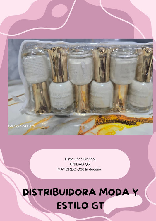 Pinta Uñas Blanco