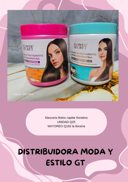 Mascarilla Capilar Botox con Keratina
