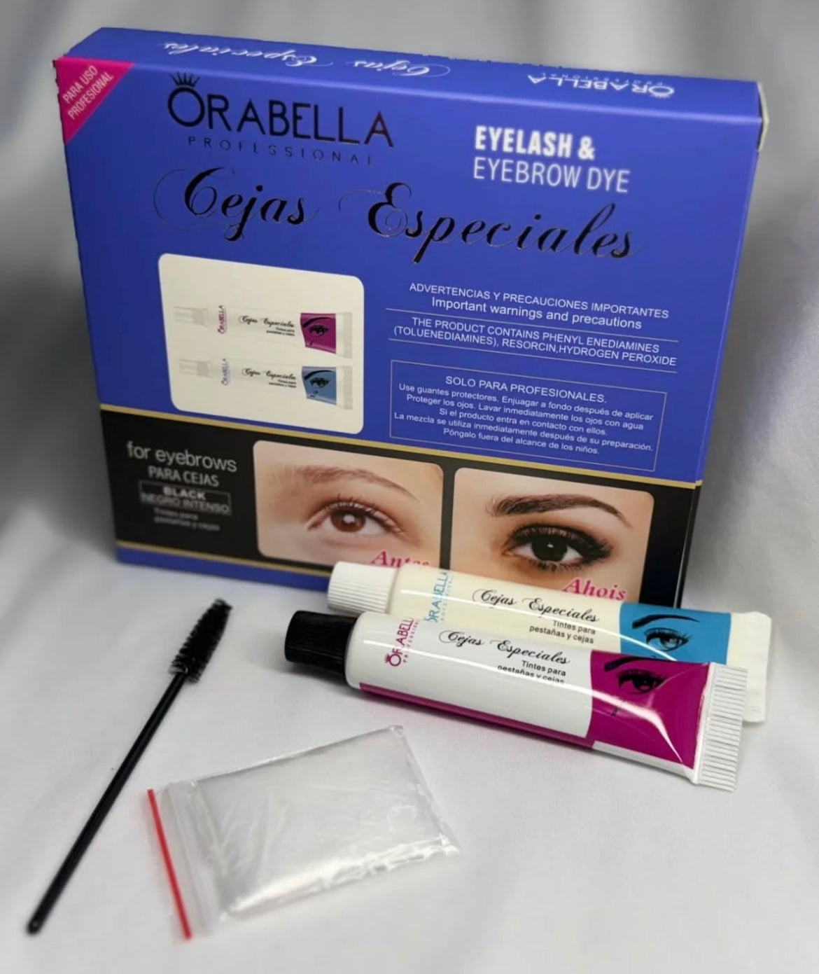 Henna para Cejas y Pestañas Orabella