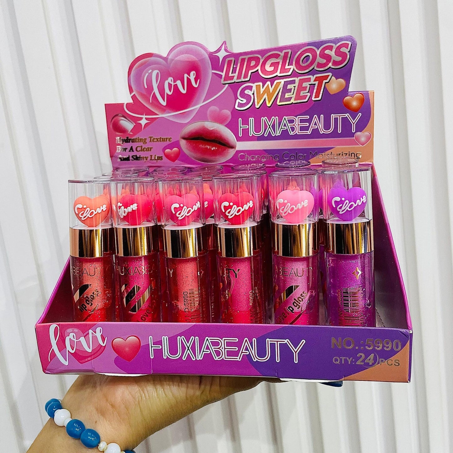 Lip Gloss con Aplicador Grueso y Vitamina C