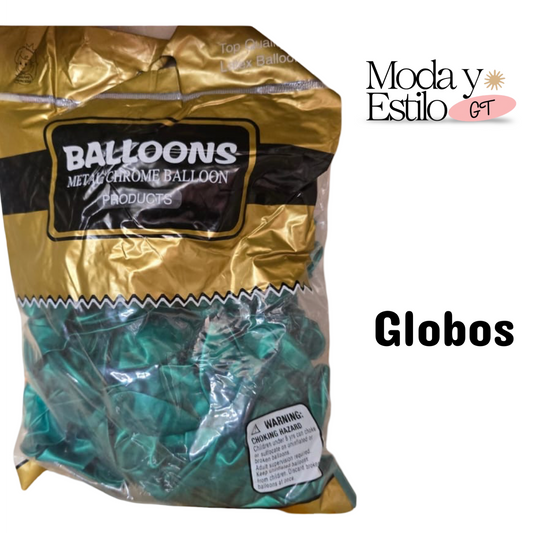 Bolsa de 100 Globos Verdes