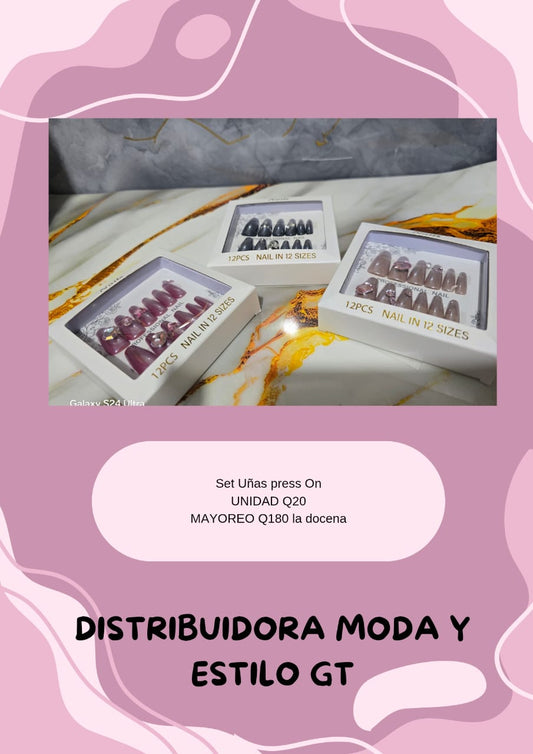 Set de Uñas Press On Sabrina Sato