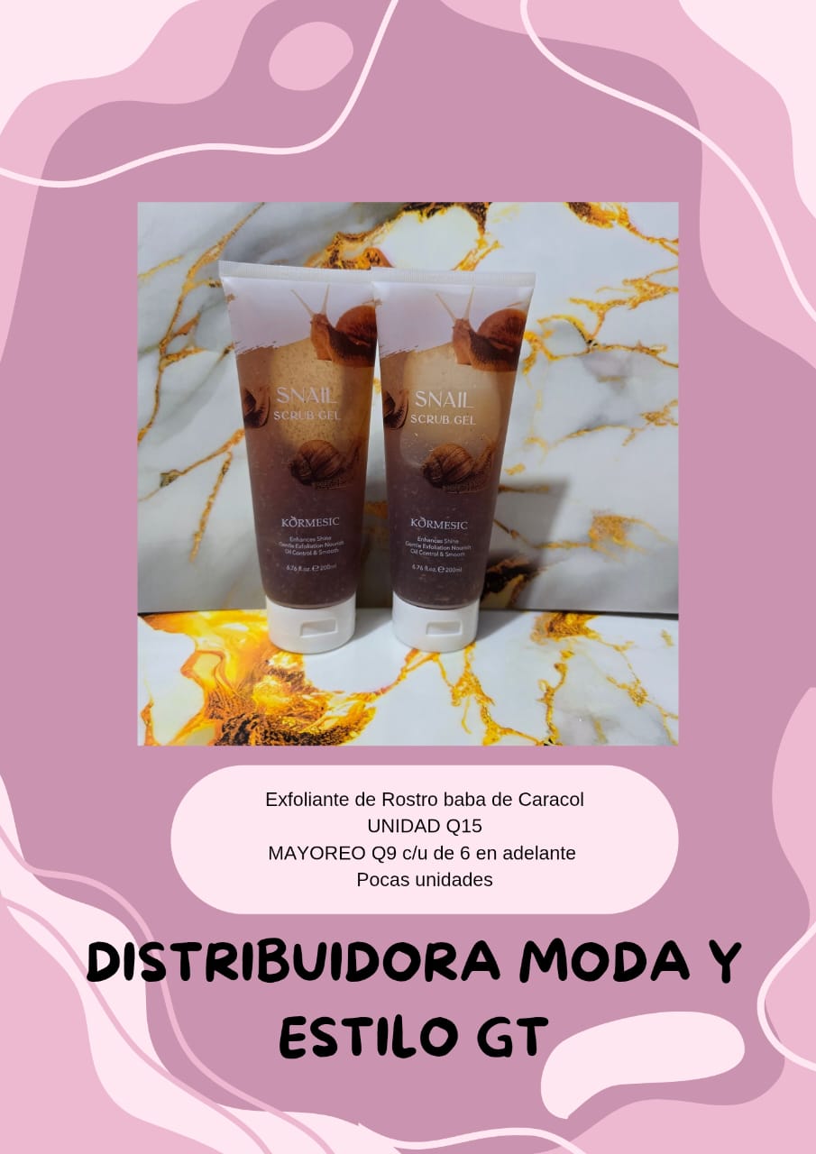 Exfoliante para Rostro Baba de Caracol