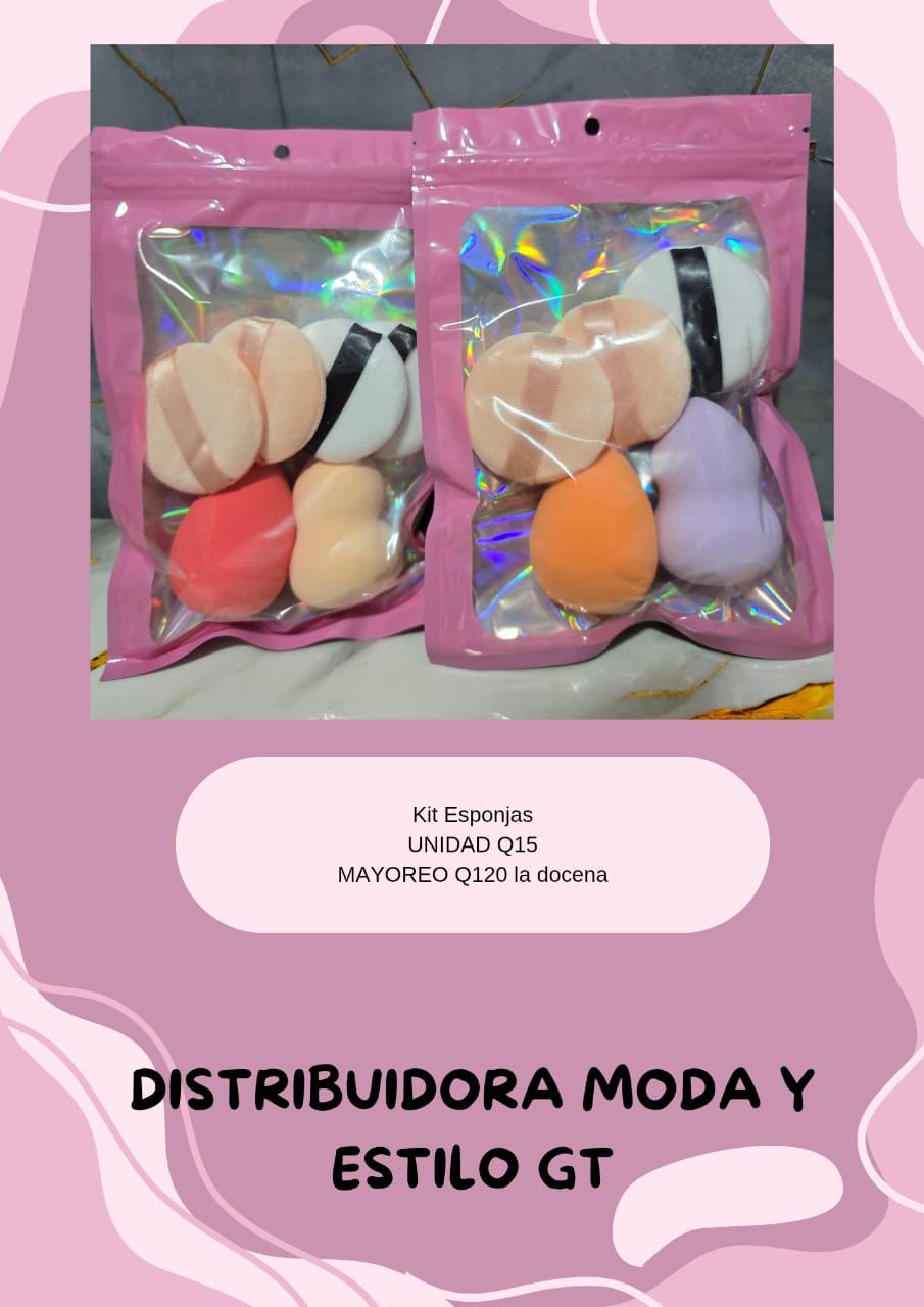 Kit de Esponjas en Bolsita