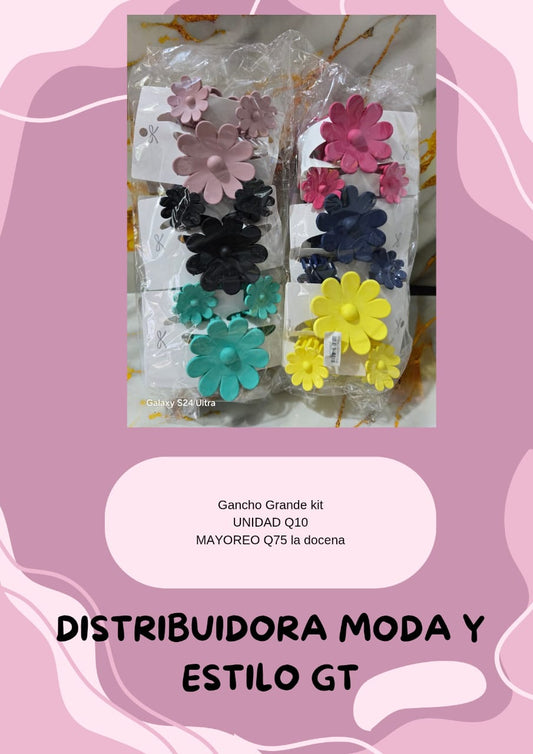Kit de Gancho de Flor