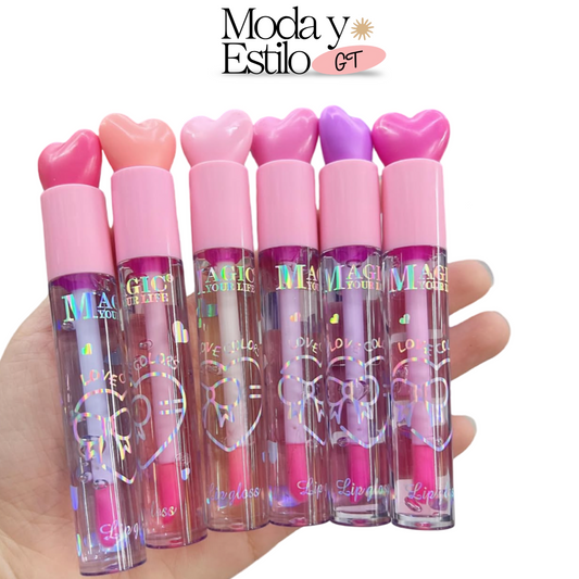 Lip gloss de Vitamina C con Aplicador Grueso
