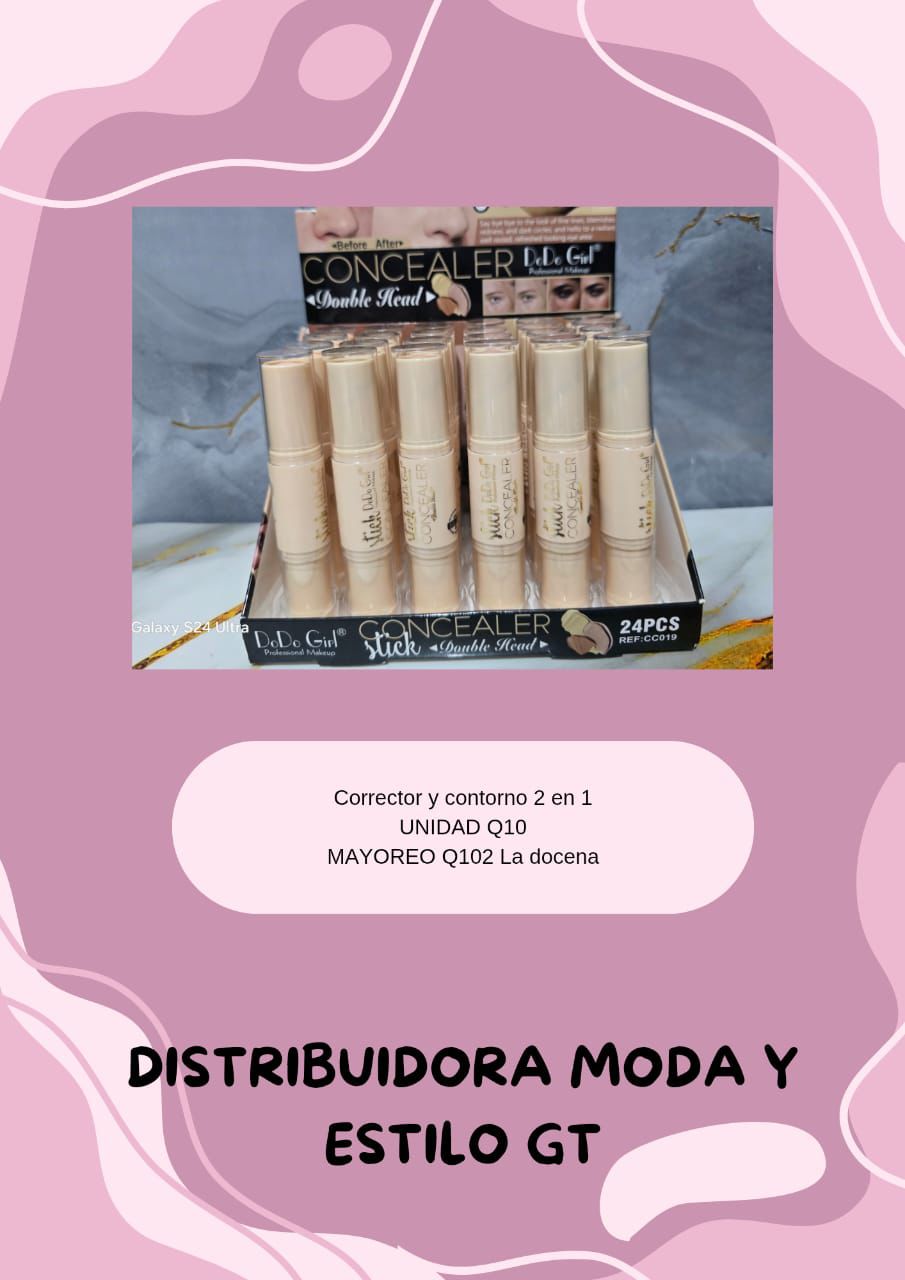 Corrector y Contorno 2 en 1