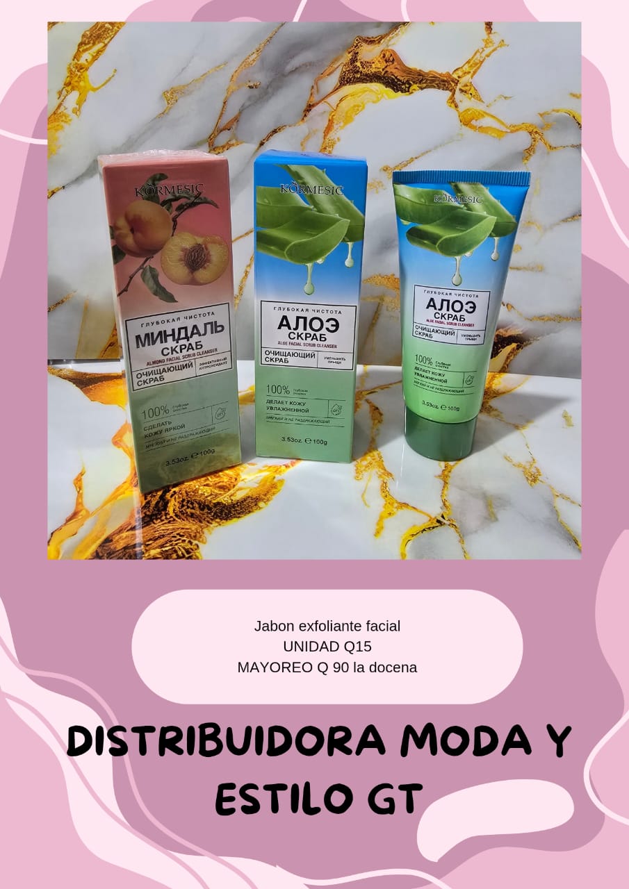 Jabon Exfoliante Facial