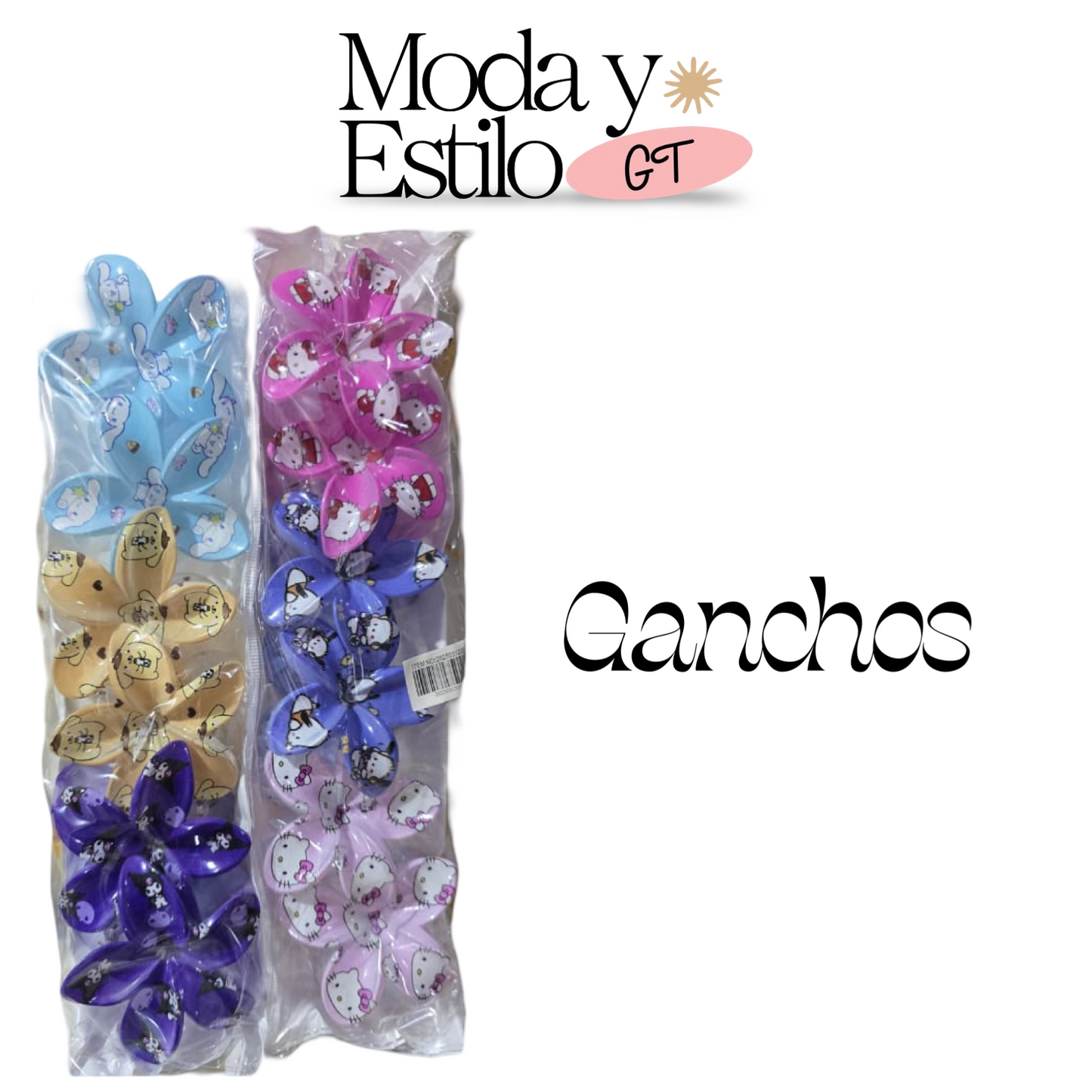 Gancho Grande de Flor de Sanrio