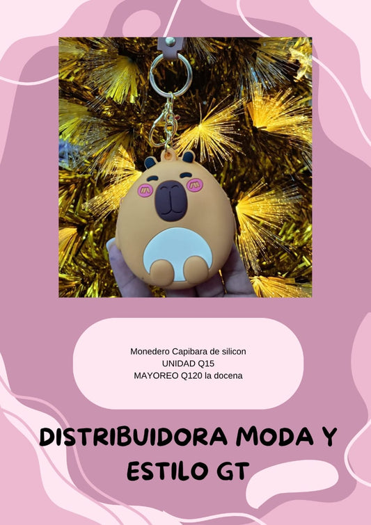Monedero de Capibara de Silicon
