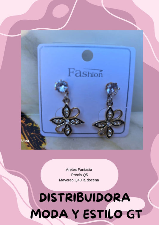 Aretes de Fnatasia Florecita