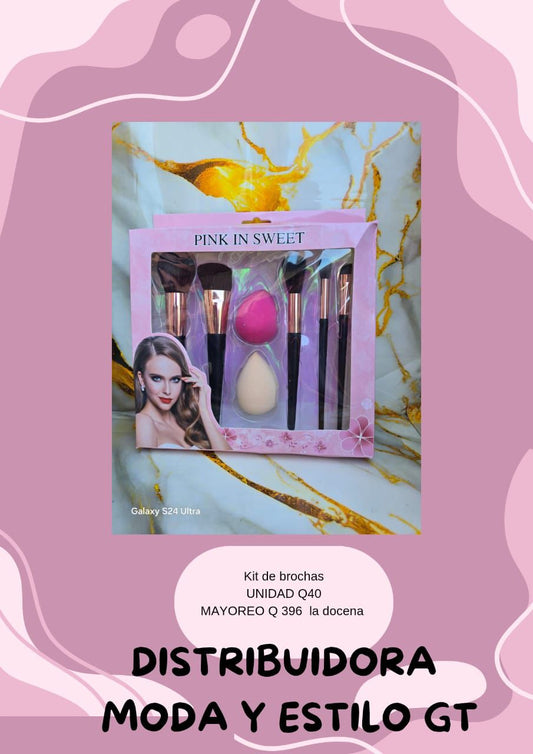 Kit de Brochas Pink