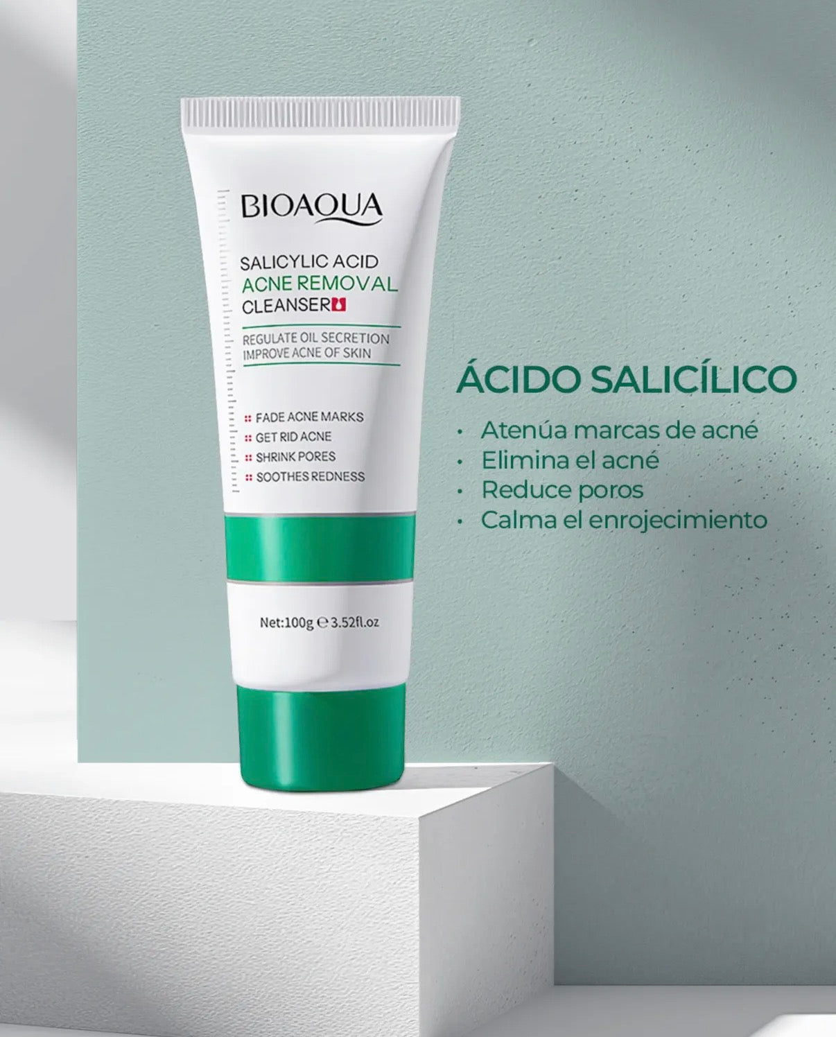 Gel Limpiador de Acido Salicilico para el Acne