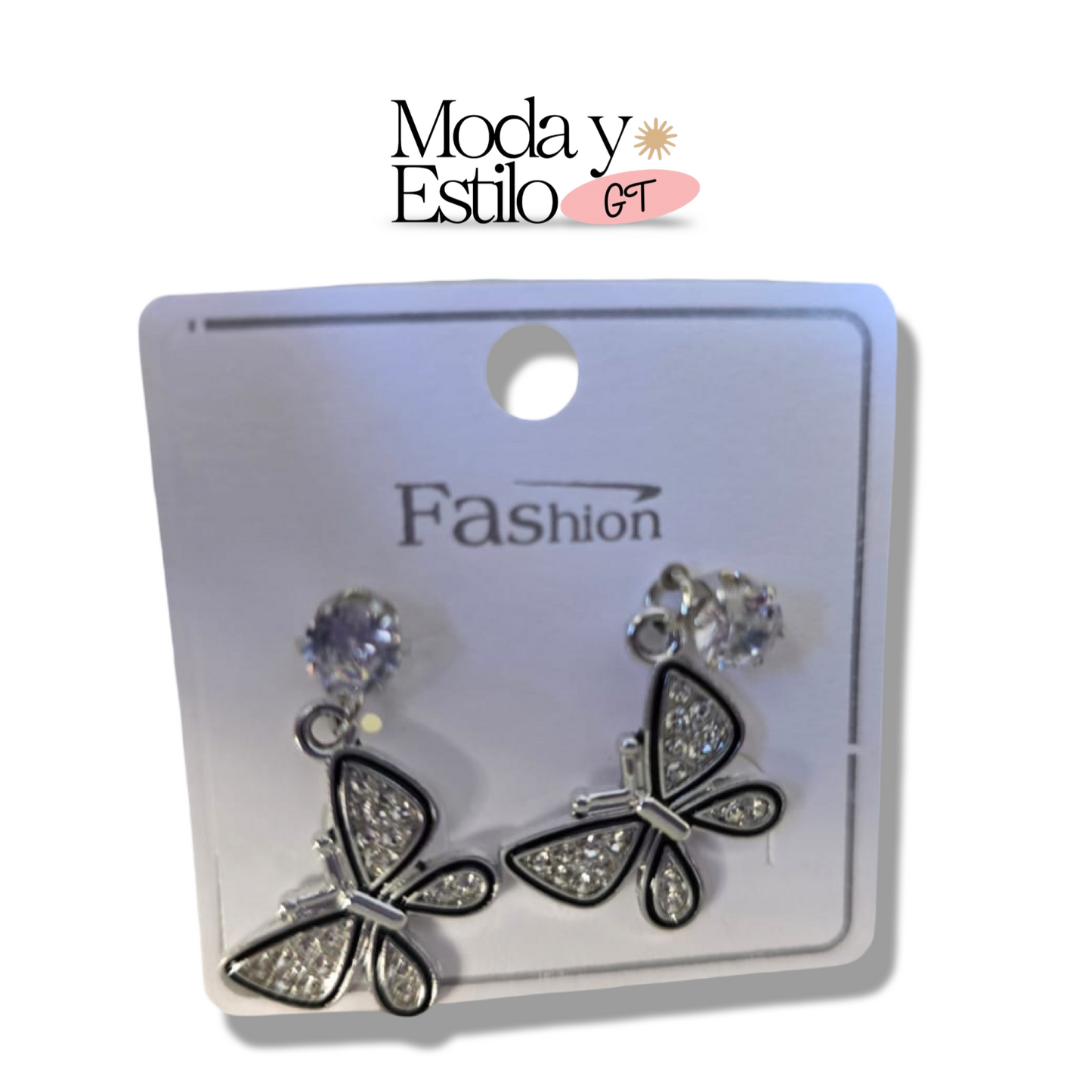 Aretes de Fantasia Fina Mariposa