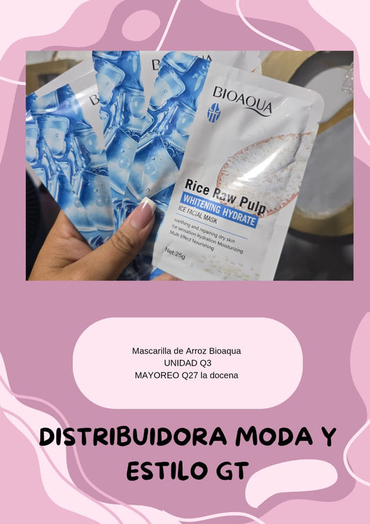 Mascarilla de Arroz Bioaqua