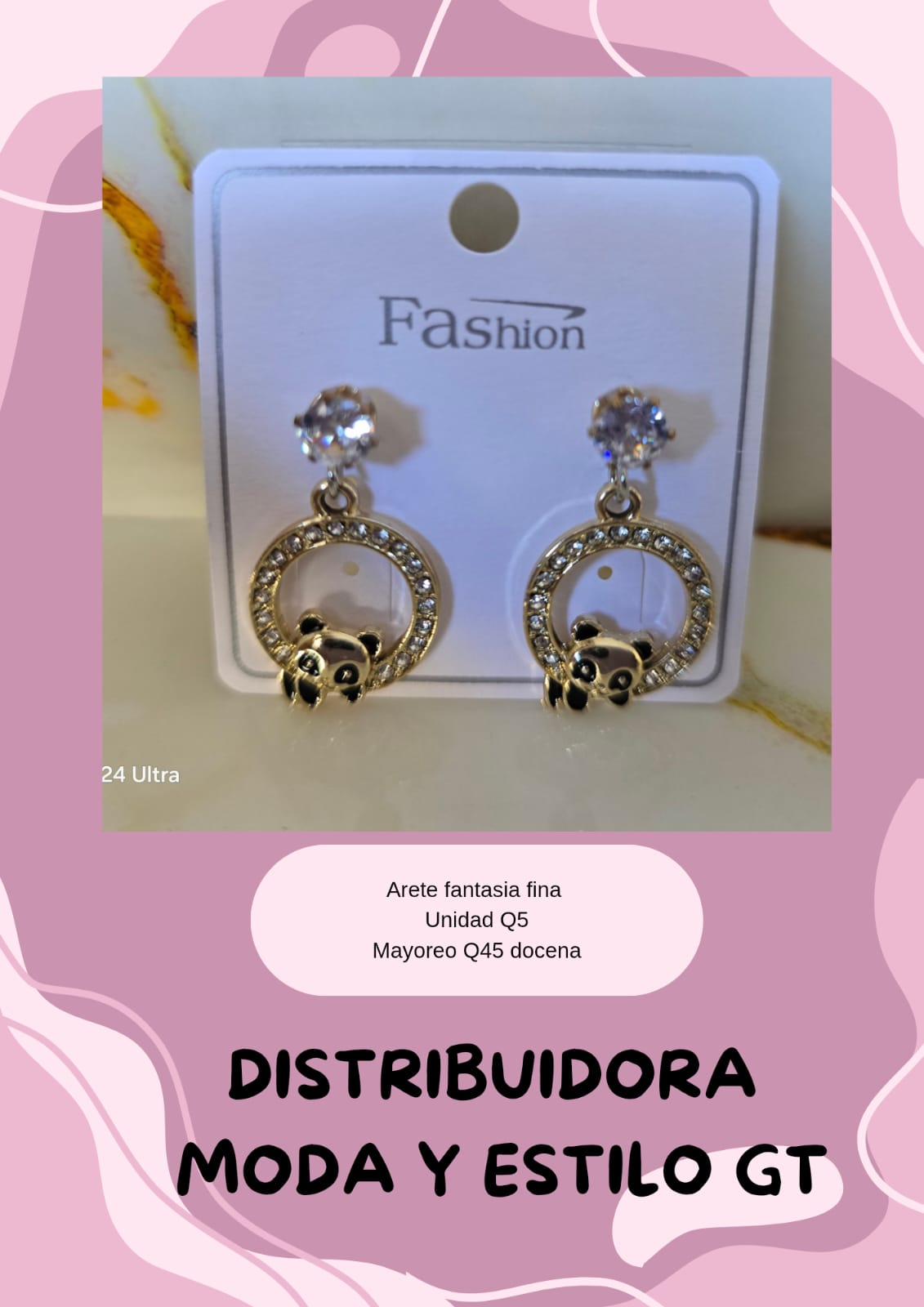 Aretes de Fantasia de Panda