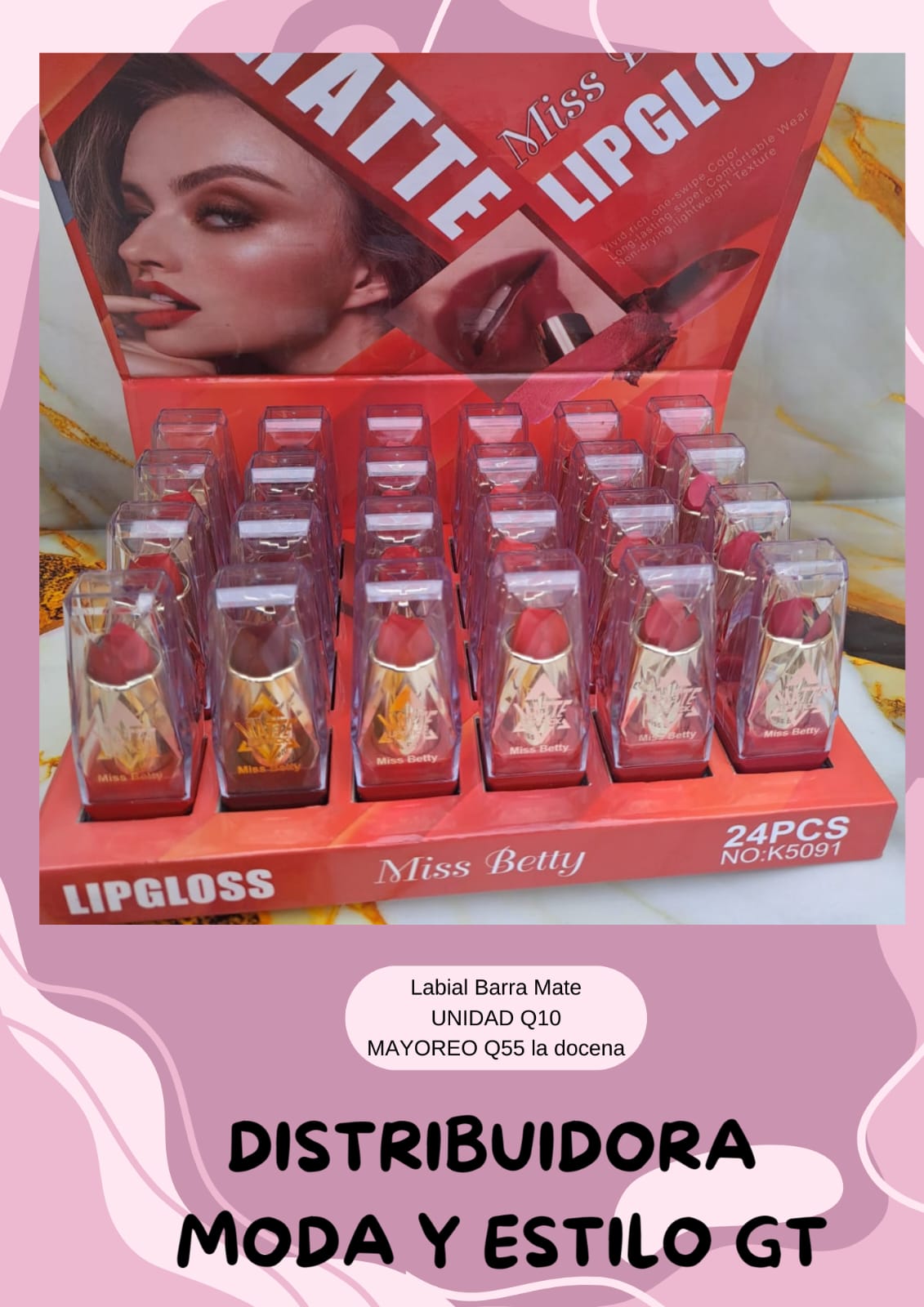 Labial Barra Mate