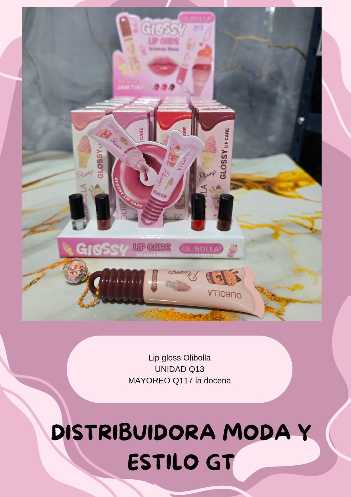 Lip Gloss Heladito Olibolla