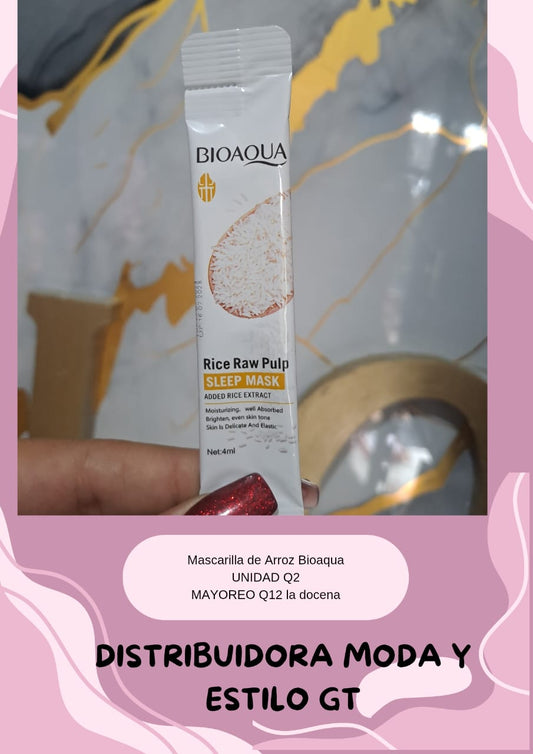 Mascarilla de Arroz en Polvo BIOAQUA