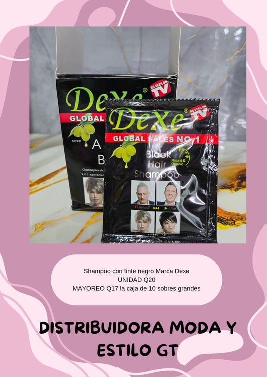 Shampoo con Tinte Negro DEXE