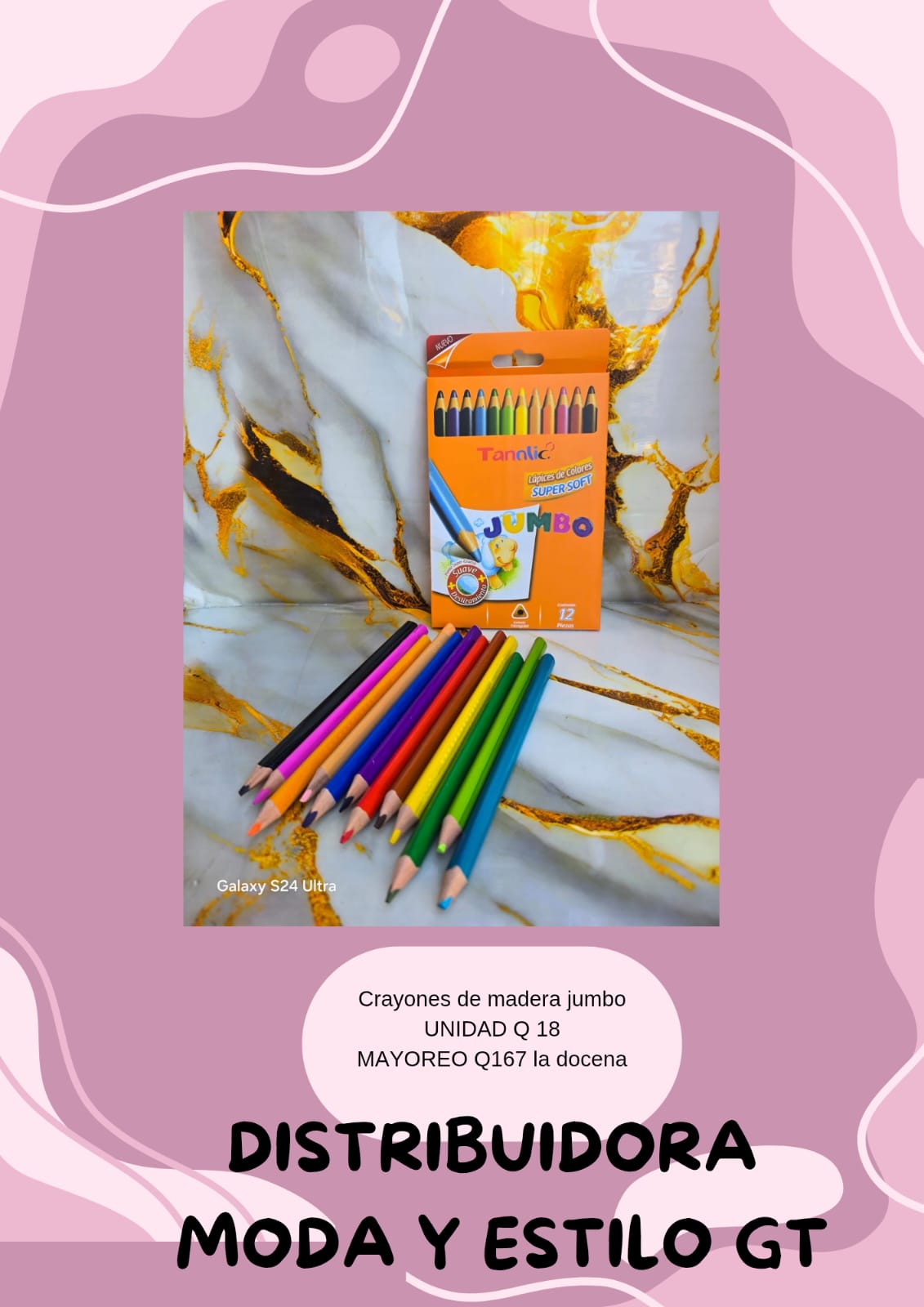 Crayones de Madera Jumbo