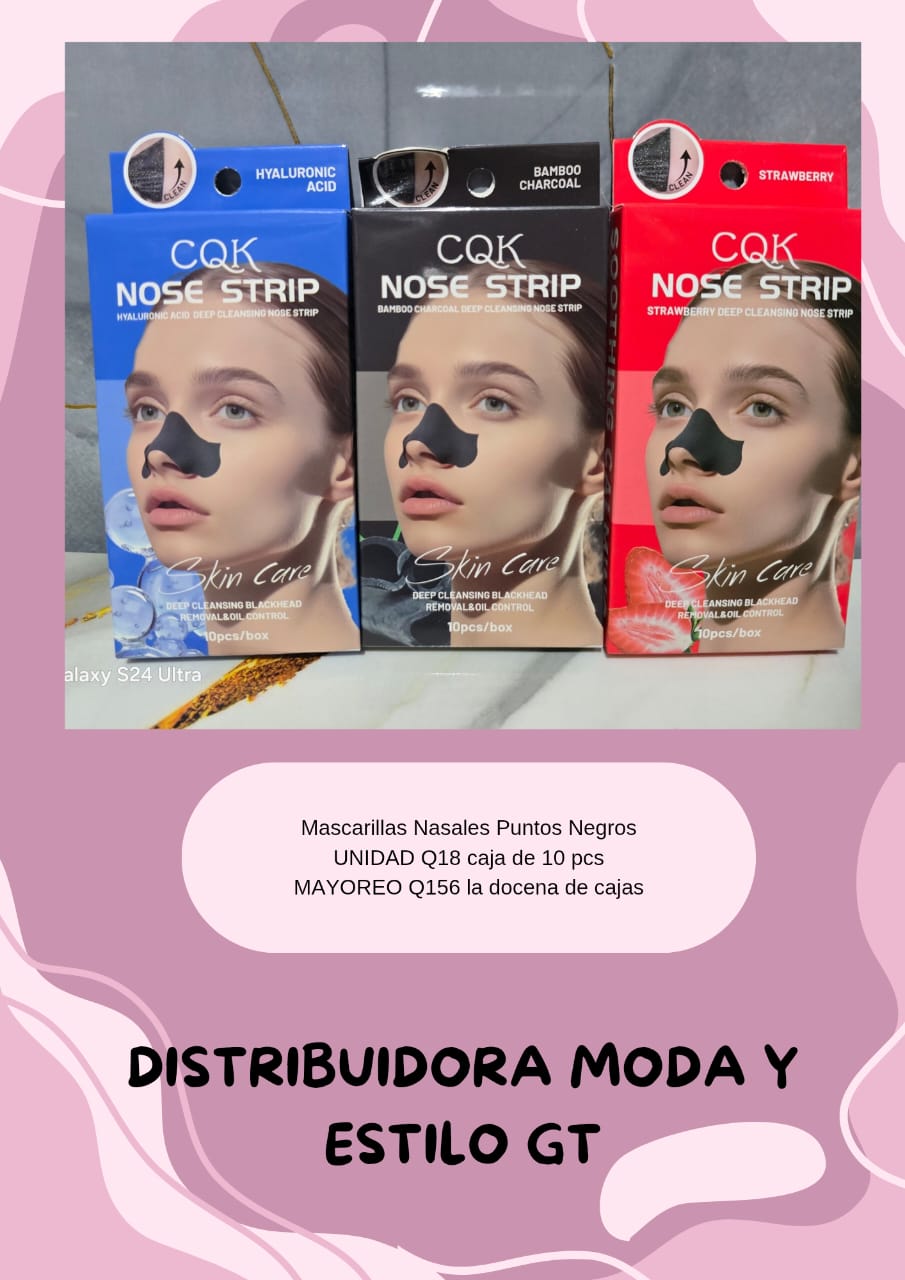 Mascarillas Nasales para los Puntos Negros