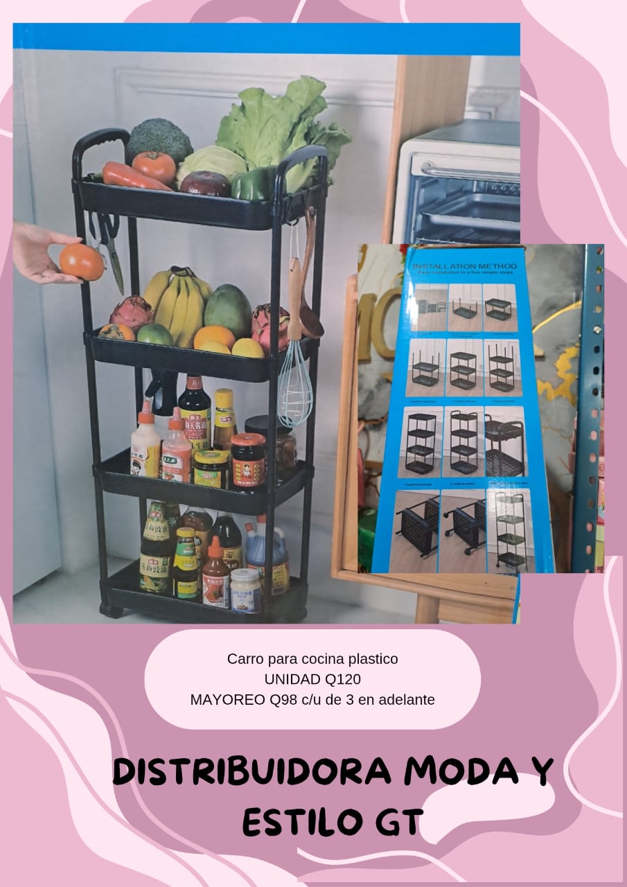 Carro para Cocina Plastico