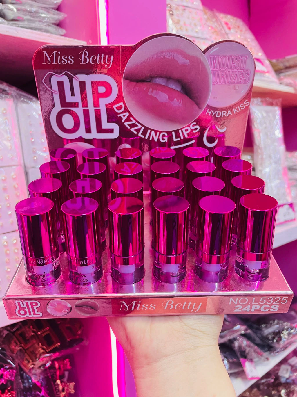 Gloss Oil Pink Grueso