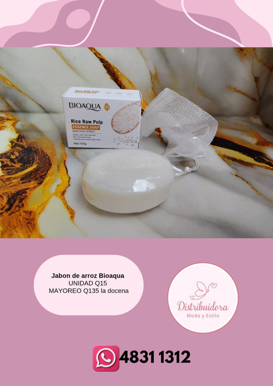Jabon de arroz bioaqua