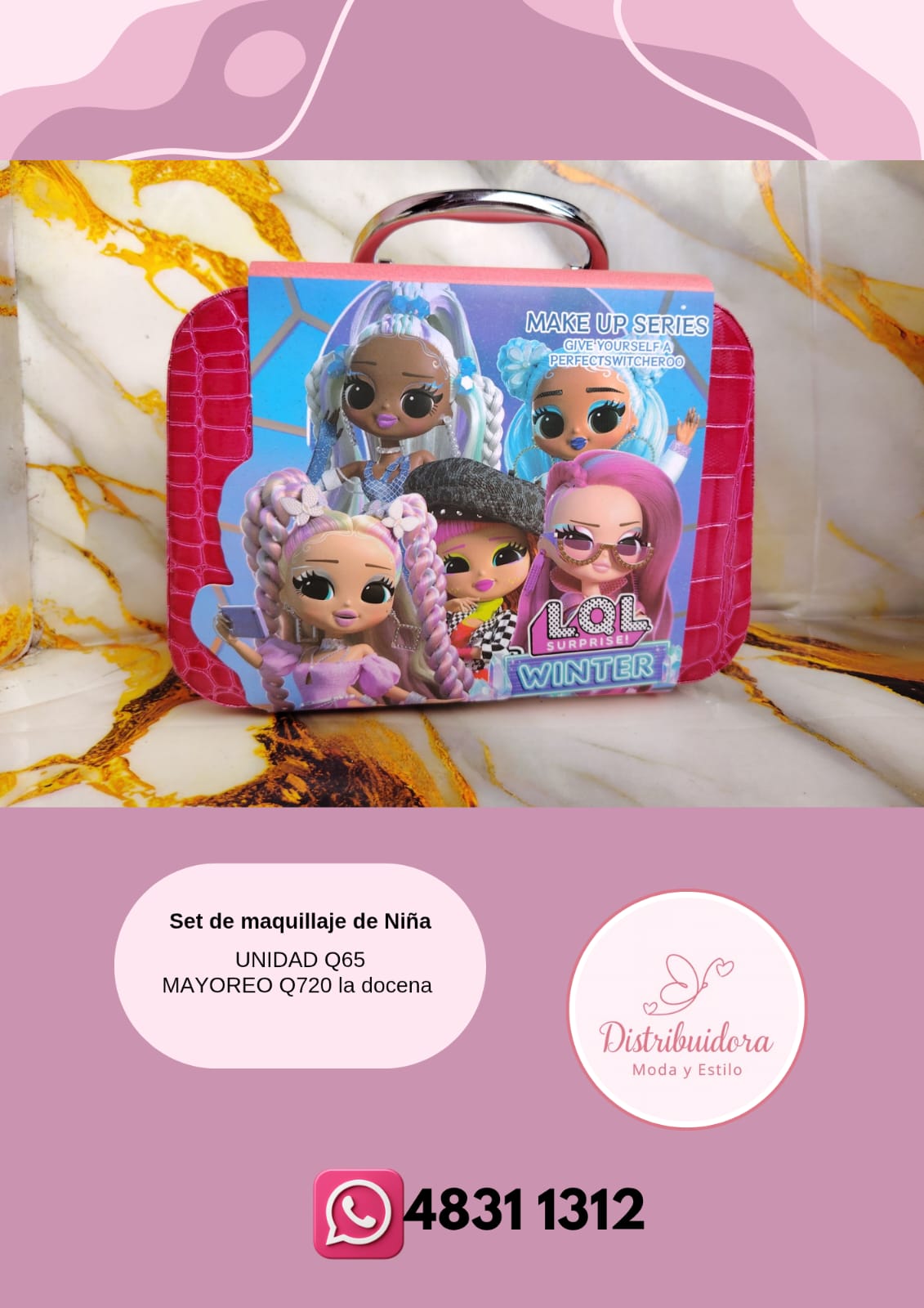 Set de maquillaje para niños