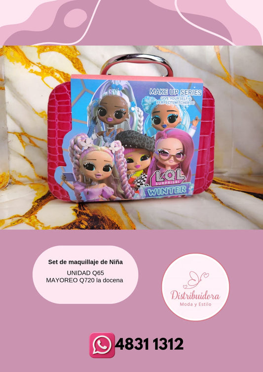 Set de maquillaje para niños