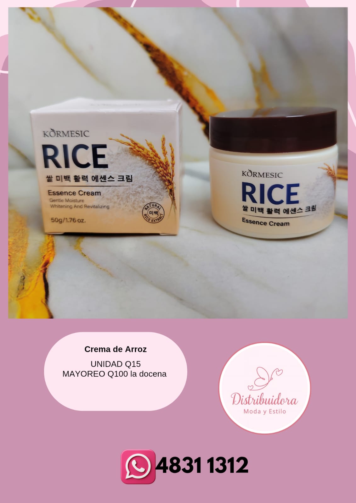 Crema de arroz