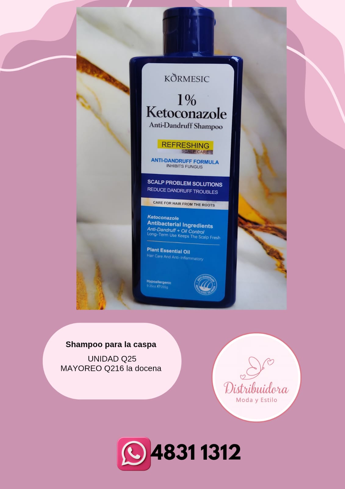 Shampoo para la caspa