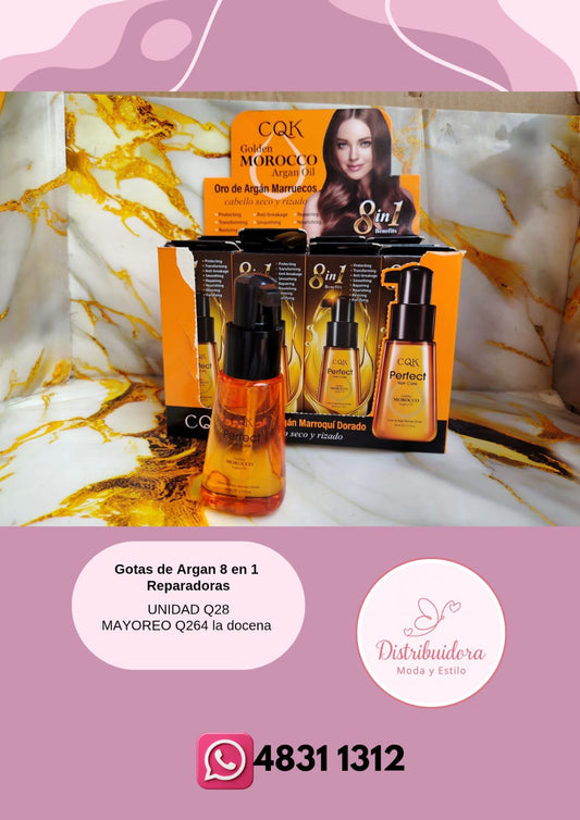 Aceite de Argan 8 en 1