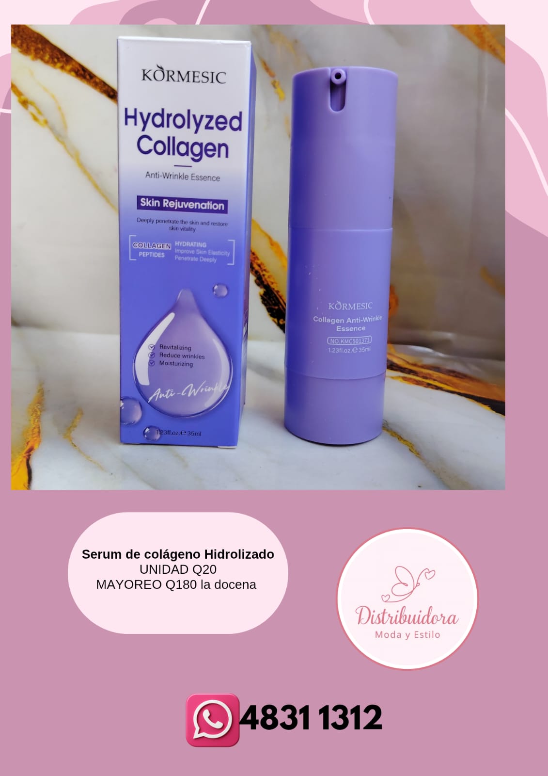 Serum de colageno hidrolizado