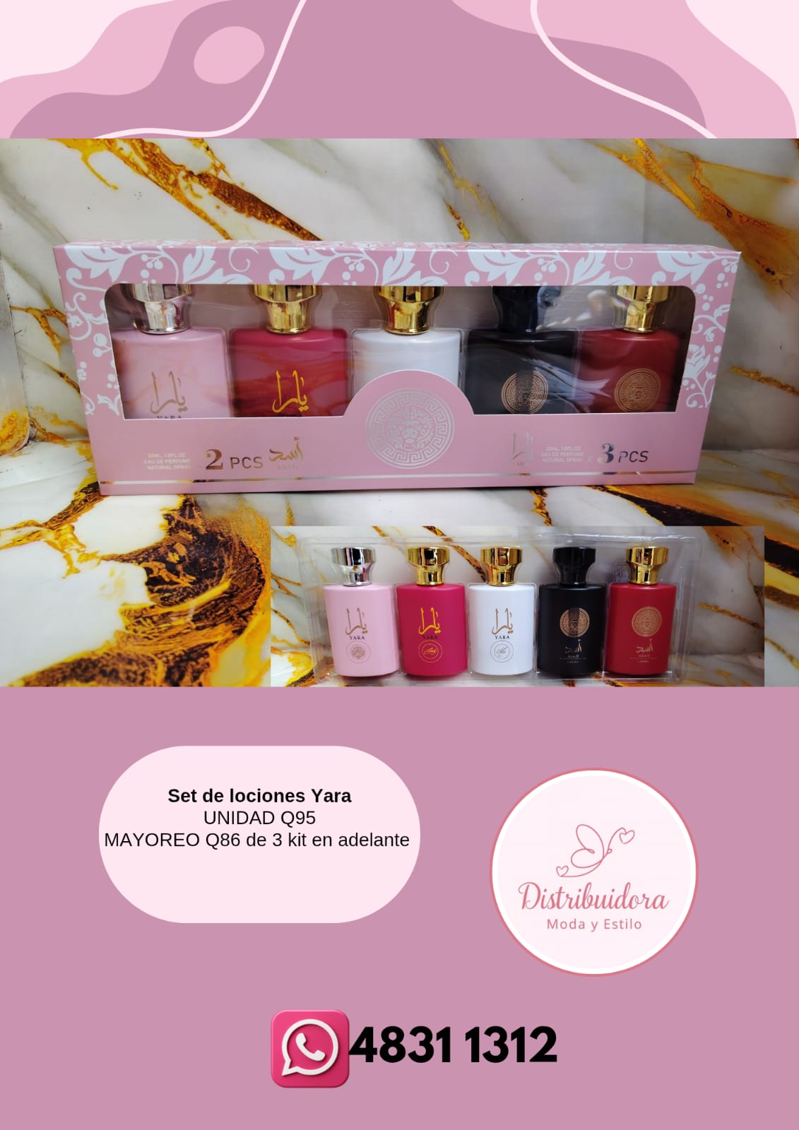 Set de lociones Yara