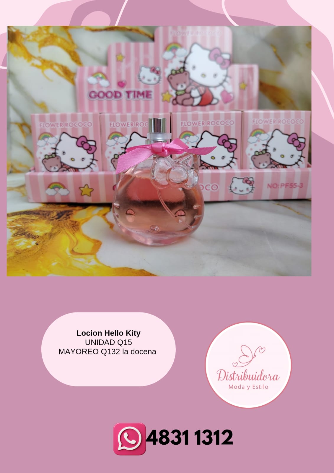 Loción de Hello Kity