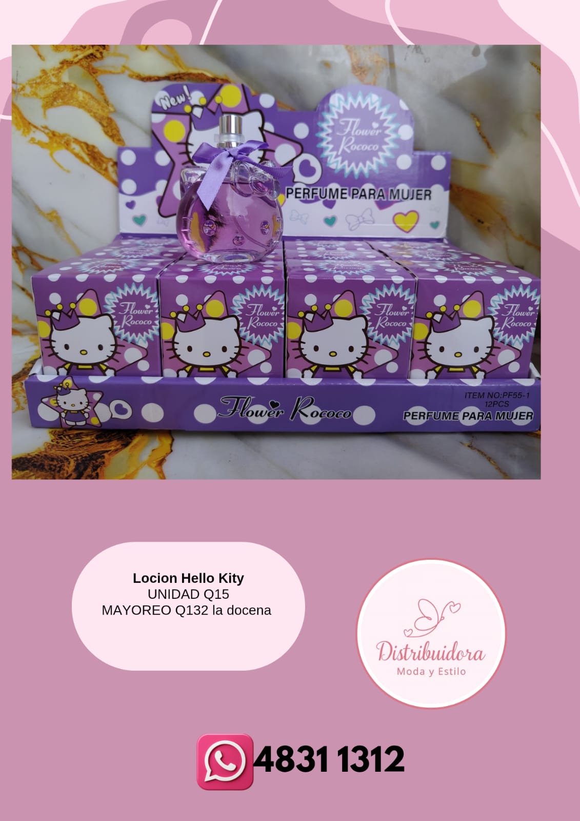 Loción de hello Kitty