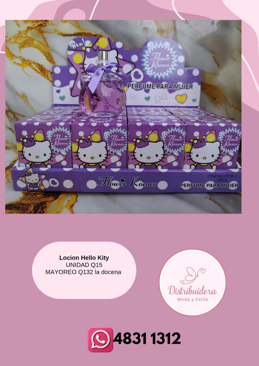 Loción de hello Kitty