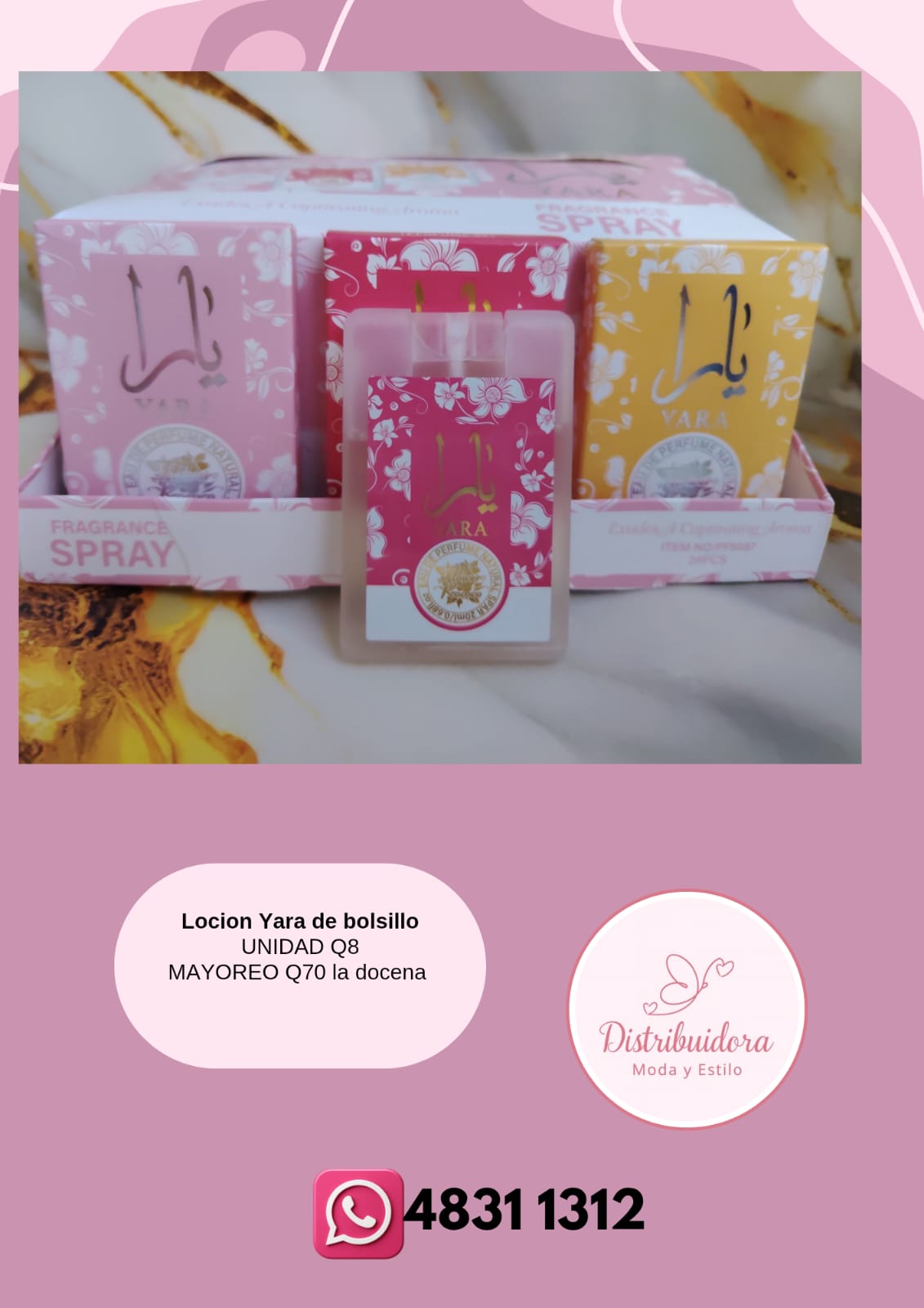 Loción Yara de bolsillo