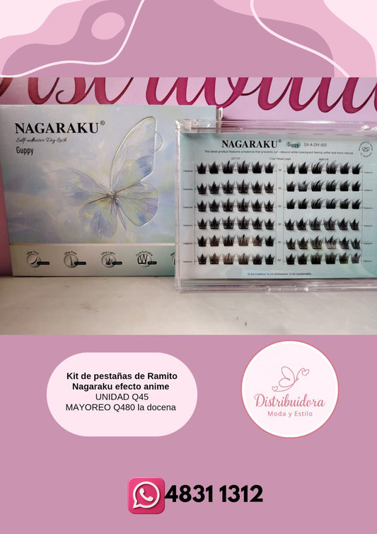 Kit de pestañas anime NAGARAKU