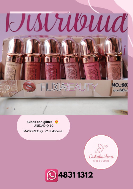 Gloss con glitter