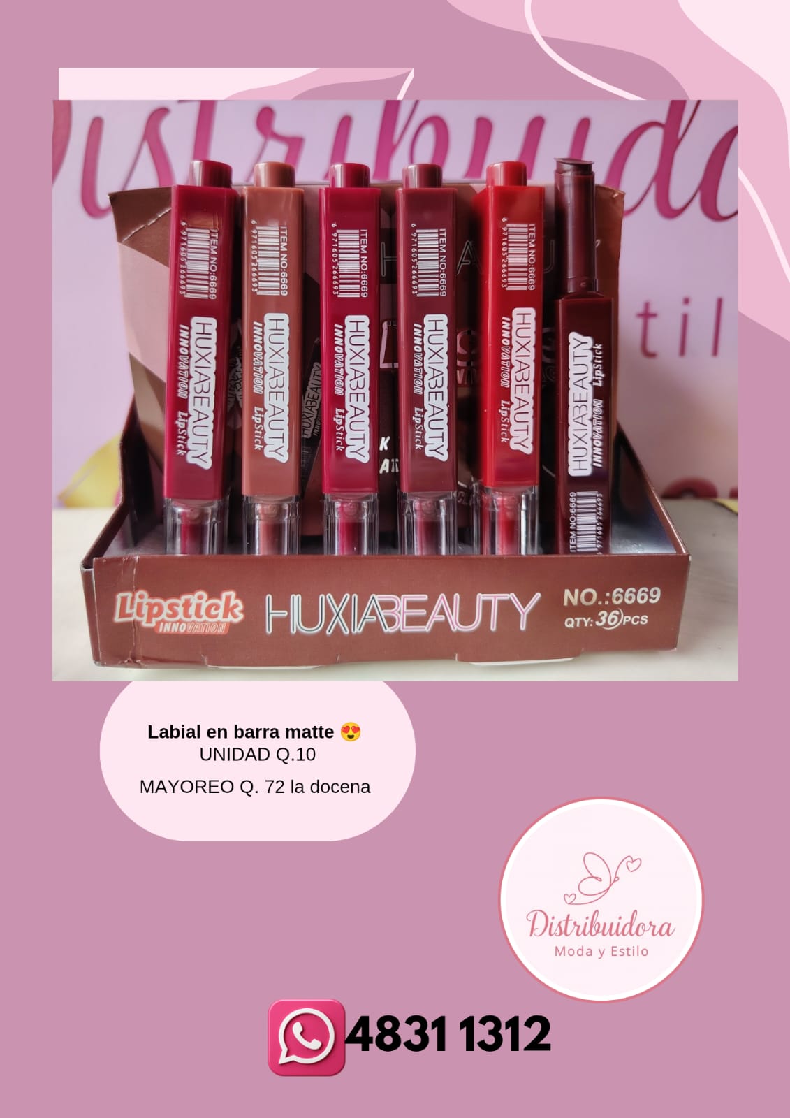 Labial en barra Matte